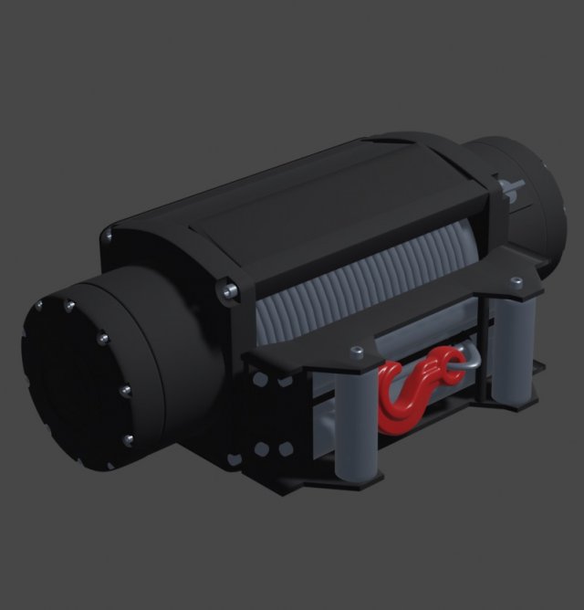 winch for mars rover 3D मॉडल .c4d .max .obj .3ds .fbx .stl .blend 