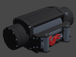 winch for mars rover 3D 模型