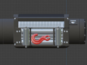 winch for mars rover 3D मॉडल