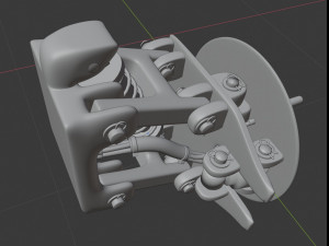 suspension for mars rover 3D Model