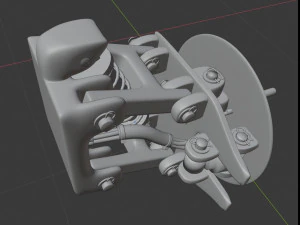 suspension for mars rover 3D Model