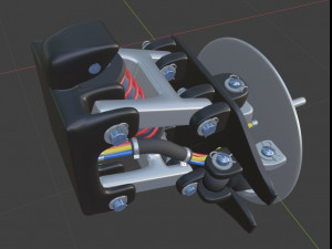suspension for mars rover 3D Model