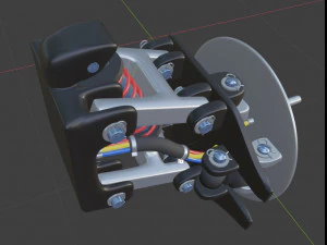 suspension for mars rover 3D Model