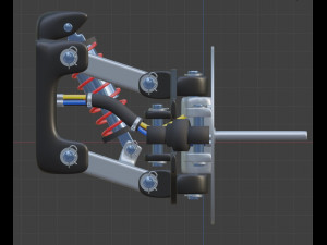 suspension for mars rover 3D Model