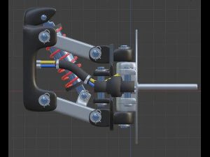 suspension for mars rover 3D Model