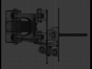 suspension for mars rover 3D Model