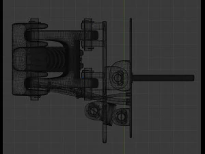 suspension for mars rover 3D Model