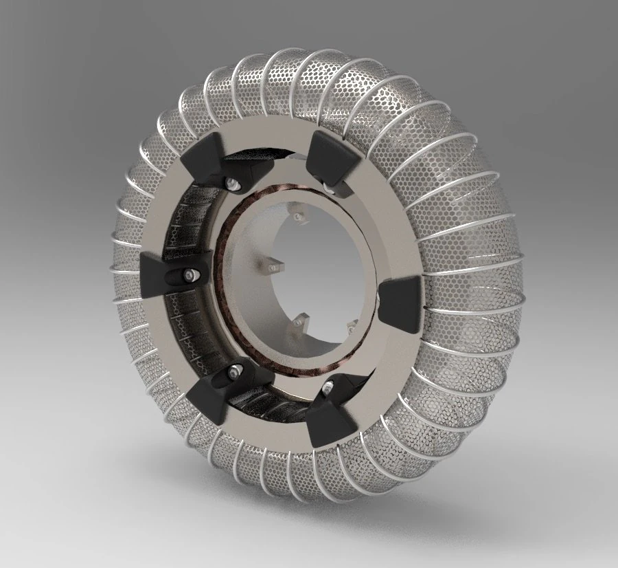 wheel and motor for mars rover 3D Model .c4d .max .obj .3ds .fbx .stl .blend 