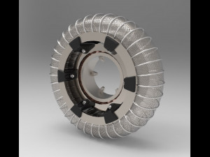 wheel and motor for mars rover 3D Model