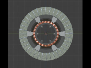 wheel and motor for mars rover 3D Model