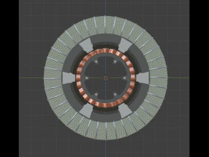 wheel and motor for mars rover 3D Model