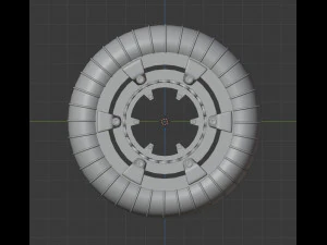 wheel and motor for mars rover 3D Model
