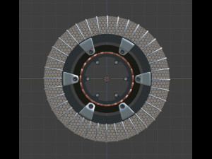 wheel and motor for mars rover 3D Model