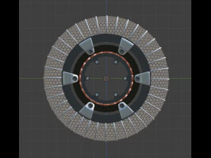 wheel and motor for mars rover 3D Model