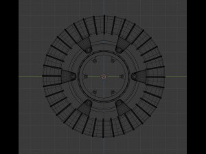 wheel and motor for mars rover 3D Model