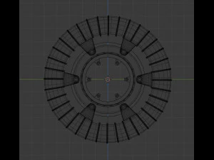 wheel and motor for mars rover 3D Model