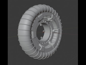 wheel and motor for mars rover 3D Model