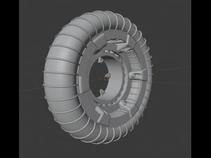 wheel and motor for mars rover 3D Model