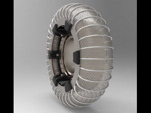 wheel and motor for mars rover 3D Model