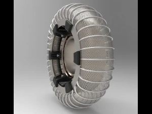 wheel and motor for mars rover 3D Model