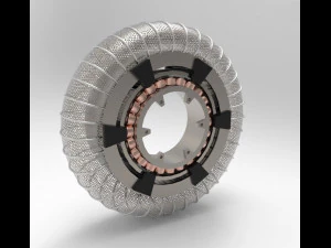 wheel and motor for mars rover 3D Model