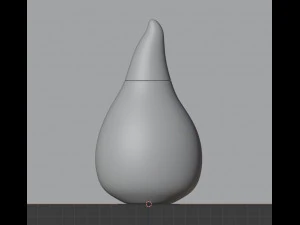 Drop perfume bottle 3D Model