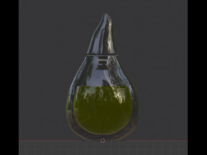 Drop perfume bottle 3D Model
