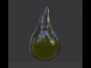 Drop perfume bottle 3D Model