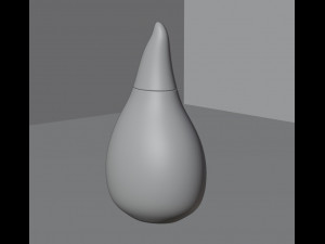 Drop perfume bottle 3D Model
