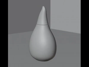 Drop perfume bottle 3D Model