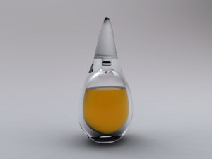 Drop perfume bottle 3D Model