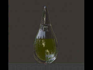 Drop perfume bottle 3D Model