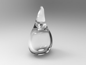 Drop perfume bottle 3D Model