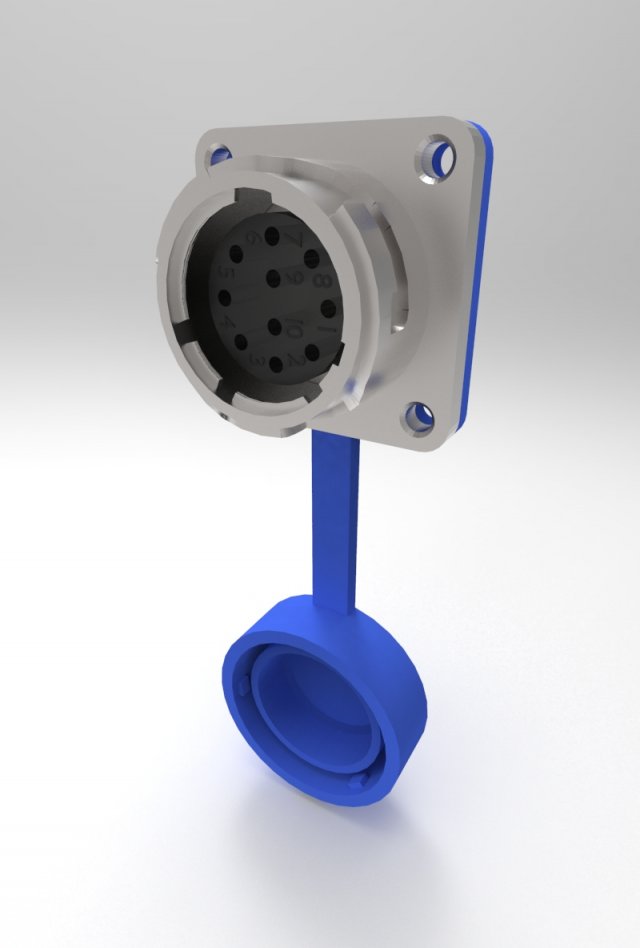 electric connector Model 3D .c4d .max .obj .3ds .fbx .stl .blend 