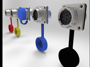 electric connector Model 3D