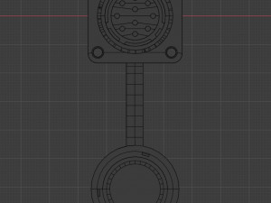 electric connector Model 3D