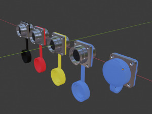 electric connector Model 3D