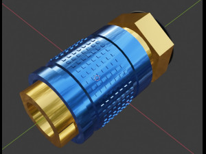 Gas connector 3D 모델