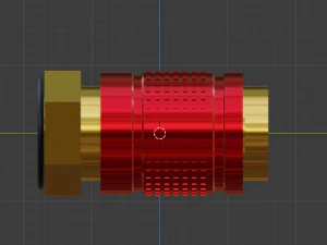 Gas connector 3D Model