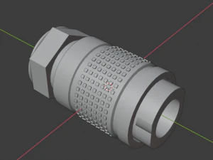 Gas connector 3D Model