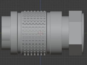 Gas connector Modello 3D