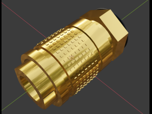 Gas connector Modello 3D