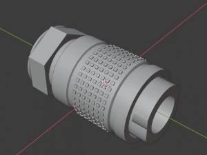 Gas connector 3D Model