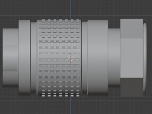 Gas connector Modello 3D