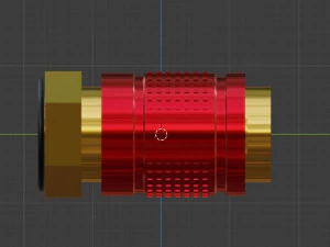 Gas connector 3D Model