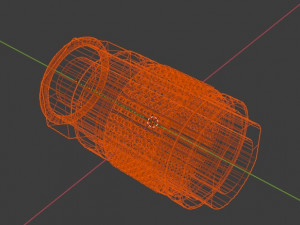 Gas connector Modello 3D