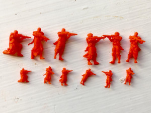 sci fi infantry squad miniatures 3d print model 3D 프린트 모델