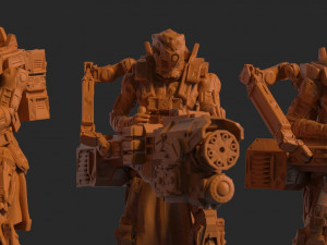 infantry kolass chainsquad print Modèles 3D en vedette