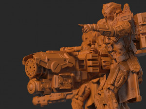 infantry kolass chainsquad print Modèles 3D en vedette