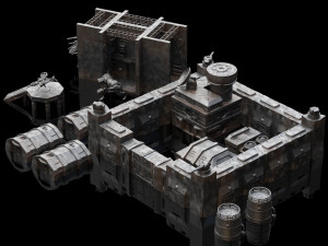 terrain base building pack Modèles 3D en vedette